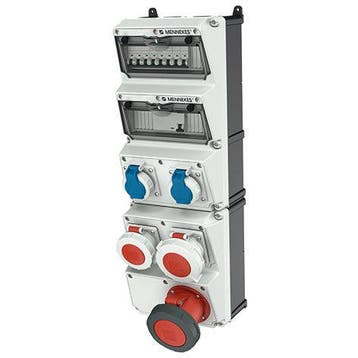 Mennekes Amaxx 5-Module IP67 Industriële Stopcontact, Verzenden, Nieuw, Overige typen