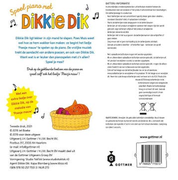 Speel piano met Dikkie Dik / Dikkie Dik 9789025775513, Verzenden, Gelezen, Jet Boeke