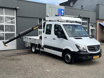 Zakelijke Lease |  Mercedes-Benz Sprinter 514 CDI 366, Automaat, Stof, Gebruikt, Wit