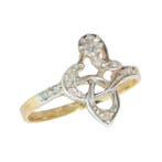 Ring - 18 karaat Geel goud - Diamant - Vintage uit 1900, Art, Nieuw