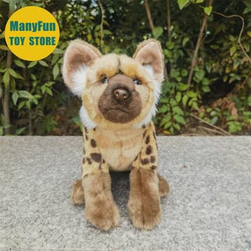 Realistische Hyena Pluche Knuffel - Levensechte Gevlekte Hye, Verzenden, Nieuw
