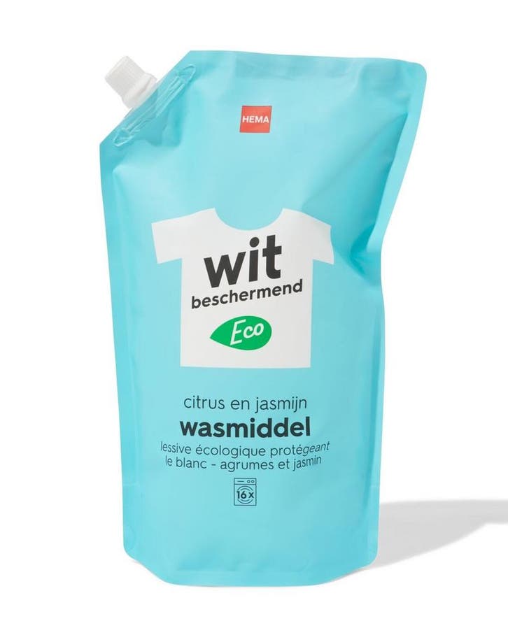 HEMA Wasmiddel 1L wit, Huis en Inrichting, Overige Huis en Inrichting, Nieuw, Verzenden