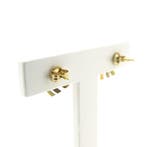 Tricolor gouden oorstekers (Oorbellen), Sieraden, Tassen en Uiterlijk, Oorbellen, Ophalen of Verzenden, Gebruikt, Overige kleuren
