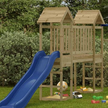 vidaXL Speeltoren 53x46,5x194 cm geïmpregneerd grenenhout, Verzenden, Nieuw