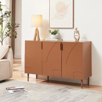 Commode Starvili dressoir 75x115x38 cm roestkleurig [en.casa, Verzenden, Nieuw
