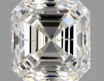 1 pcs Diamant (Natuurlijk) - 1.00 ct - Smaragd - I - SI2 -, Nieuw