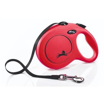 Flexi New Classic L Tape 8 meter Rood (Hondenriemen), Verzenden, Nieuw