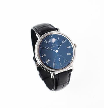 IWC Portofino Vintage 1984 IW5448-01; Heren Horloge, Overige merken, Leer, Polshorloge, Ophalen of Verzenden