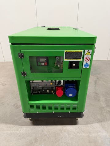 Energy 13,2 kVA 32A Generator aggregaat T12000FULL Actie, Nieuw, 10 tot 30 kVA, Dieselolie, Geluidgedempt