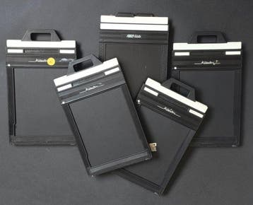 Polaroid Model 545 + 5x Riteway 4x5 Camera-accessoires, Nieuw