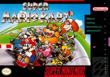 Super Mario Kart in Doos - Beschadigd Doosje (SNES Games), Ophalen of Verzenden, Zo goed als nieuw