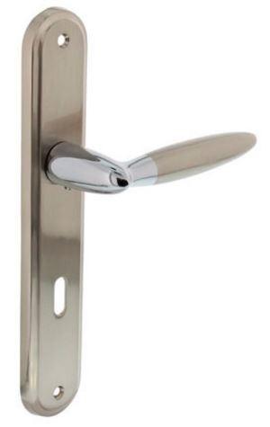Intersteel deurklink Elen op langschild SL72 chroom/mat, Doe-het-zelf en Verbouw, Deuren en Horren, Verzenden, Nieuw