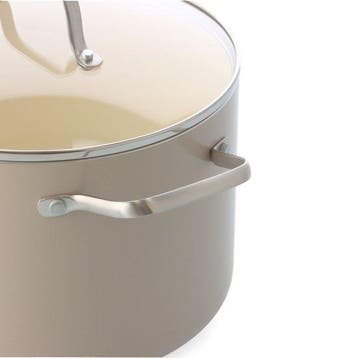 GreenChef Nordics keramische inductie soeppan met deksel, Verzenden, Nieuw
