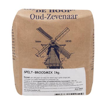 Molen de Hoop Speltbroodmix 1kg, Verzenden, Nieuw