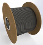 Staalkabel Zwart 4mm 100 meter op haspel, Doe-het-zelf en Verbouw, Verzenden, Nieuw