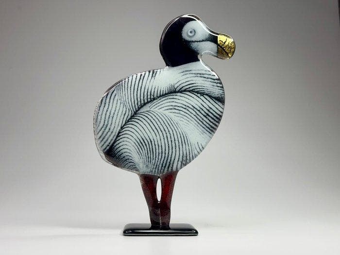 Studio Habrat - Beeldje - Dodo - Glas, Antiek en Kunst, Antiek | Glas en Kristal
