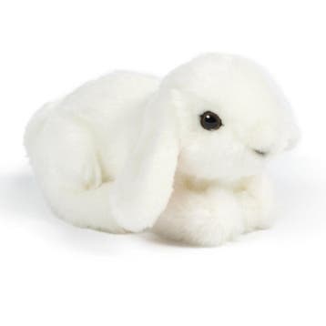 Konijn knuffel - pluche - wit - 16 cm - knuffeldier, Verzenden, Nieuw