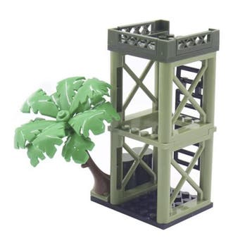 Jungle Uitkijktoren Bouwset, Nieuw