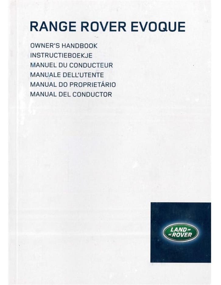 2014 RANGE ROVER EVOQUE INSTRUCTIEBOEKJE FRANS, Auto diversen, Handleidingen en Instructieboekjes