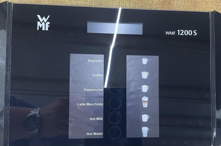 Display WMF 1200 S koffie, Witgoed en Apparatuur, Koffiezetapparaten, Zo goed als nieuw, Ophalen of Verzenden