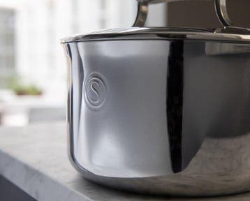 2dekans | Saveur Voyage Kookpan Ø22 cm – Tri-Ply RVS –, Ophalen of Verzenden, Nieuw