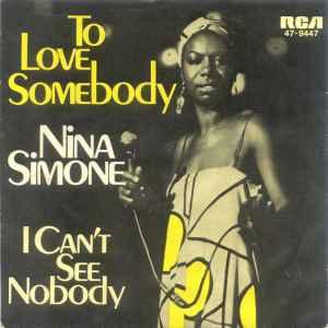 vinyl single 7 inch - Nina Simone - To Love Somebody / I..., Verzenden, Zo goed als nieuw, 7 inch, Jazz en Blues