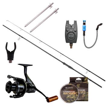 Ultimate Adventure Carp Stalker Complete One Rod Set 1.80m, Verzenden, Nieuw