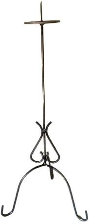 Metaalstaander luxe kandelaar zo van de smid 41x18 cm dikte, Ophalen of Verzenden, Nieuw