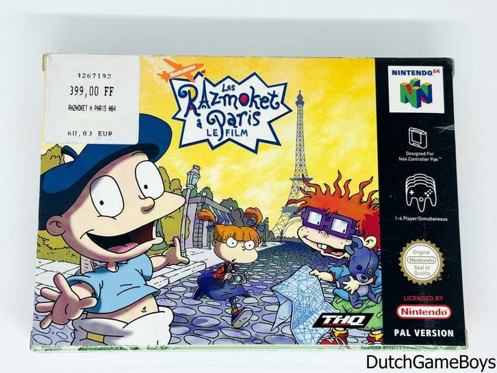 Nintendo 64 / N64 - Les Razmoket A Paris - Le Film - FRA - N, Spelcomputers en Games, Games | Nintendo 64, Gebruikt, Verzenden