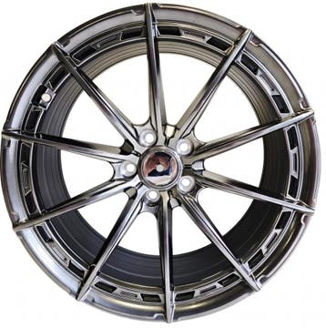 18 inch 5x108 JF Luxury XF006 Hyper Black 8J ET40 velgen, Ophalen of Verzenden, Nieuw, 18 inch, Velg(en)