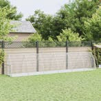 vidaXL Konijnenhok 105x600x120 cm gegalvaniseerd staal, Verzenden, Nieuw