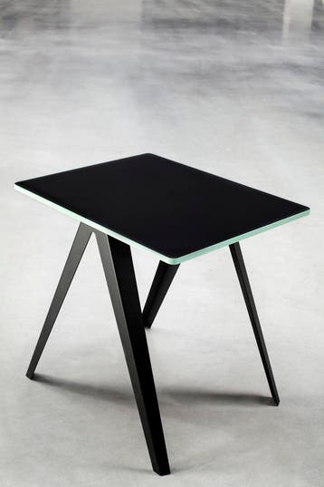 Serax Tafel Sanba Zwart Groen - Eettafel - Nieuw in, 50 tot 100 cm, Klassiek, Nieuw, Metaal