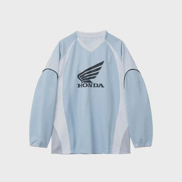Honda Wielershirt Lange Mouw - Ademend V-hals Sportshirt voo, Verzenden, Nieuw