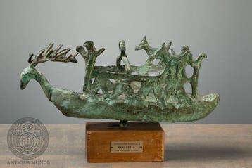 Replica Brons Barchetta Nuragica – bronzen replica naar
