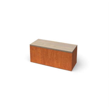 Geroba Modena C1 zitbank 1000x400x420 mm -, Tuin en Terras, Verzenden, Nieuw
