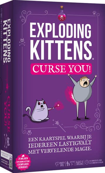 Exploding Kittens - Curse You! (NL) | Exploding Kittens -, Hobby en Vrije tijd, Verzenden, Nieuw