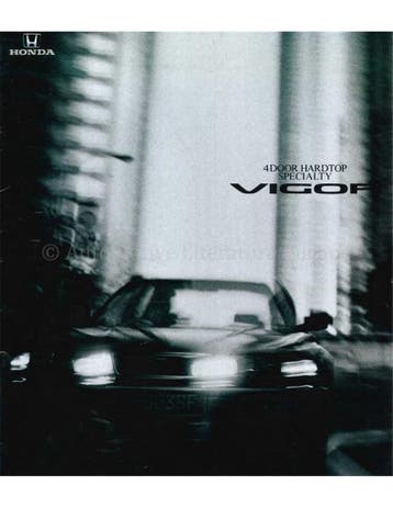 1993 HONDA VIGOR BROCHURE JAPANS, Nieuw, Honda, Author