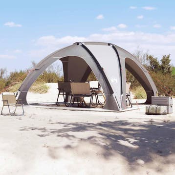 vidaXL Partytent waterdicht grijs, Verzenden, Nieuw, Tot en met 2