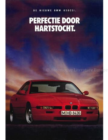1992 BMW 8 SERIES BROCHURE NEDERLANDS, Nieuw, BMW, Author