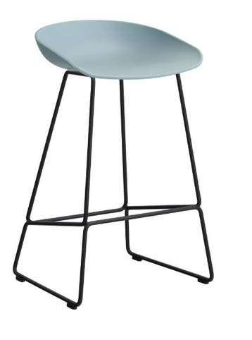 2dekans | HAY About a Stool AAS38 Barkruk - H 65 cm - Black, Huis en Inrichting, Ophalen of Verzenden, Gebruikt