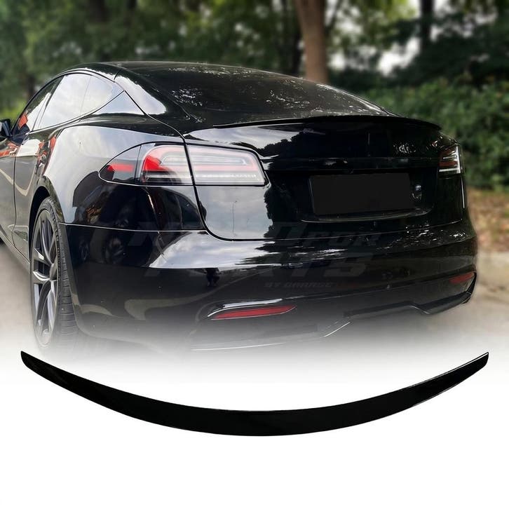 Rear Spoiler Voor Tesla Model S MS Pre-Facelift -, Auto-onderdelen, Carrosserie en Plaatwerk, Ophalen of Verzenden