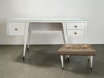 Manifattura Italiana - Kabinet - Hout, Glas, Metaal, Textiel