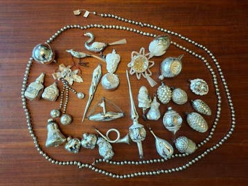 Kerstballen (30) - Glas - Antieke en vintage kerst, Nieuw