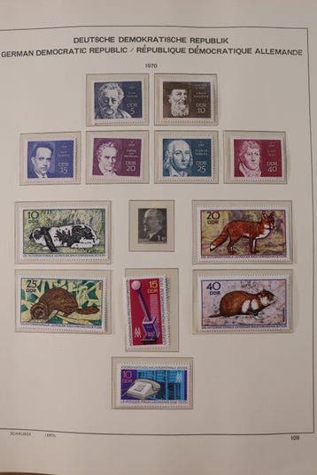 Duitse Democratische Republiek (DDR) 1970/1990 -, Postzegels en Munten, Gestempeld
