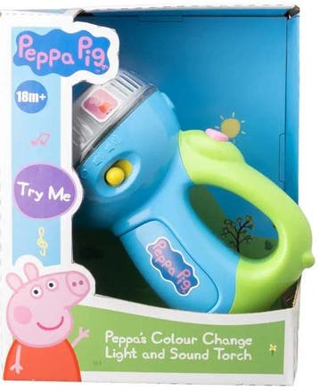 HTI Peppa zaklamp speelgoed Peppa P van €18,99 voor €9,49, Ophalen of Verzenden, Nieuw
