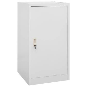 vidaXL Zadelkast 53x53x105 cm staal lichtgrijs, Verzenden, Nieuw