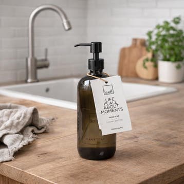Leeff Handzeep Fabulous Fig – Luxe Glazen Zeeppomp ( ni..., Verzenden, Nieuw