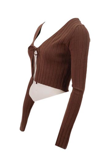 Organic Basics Vest in maat XS Bruin, Organic Basics, Verzenden, Zo goed als nieuw, Bruin