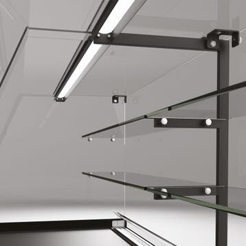 Gekoelde uitstaltoonbank EN & GN, lage ruit , geventileerd,, Verzenden, Nieuw in verpakking, Koelen en Vriezen