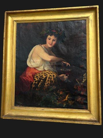Scuola italiana (XVIII-XIX) - Giovane Bacco